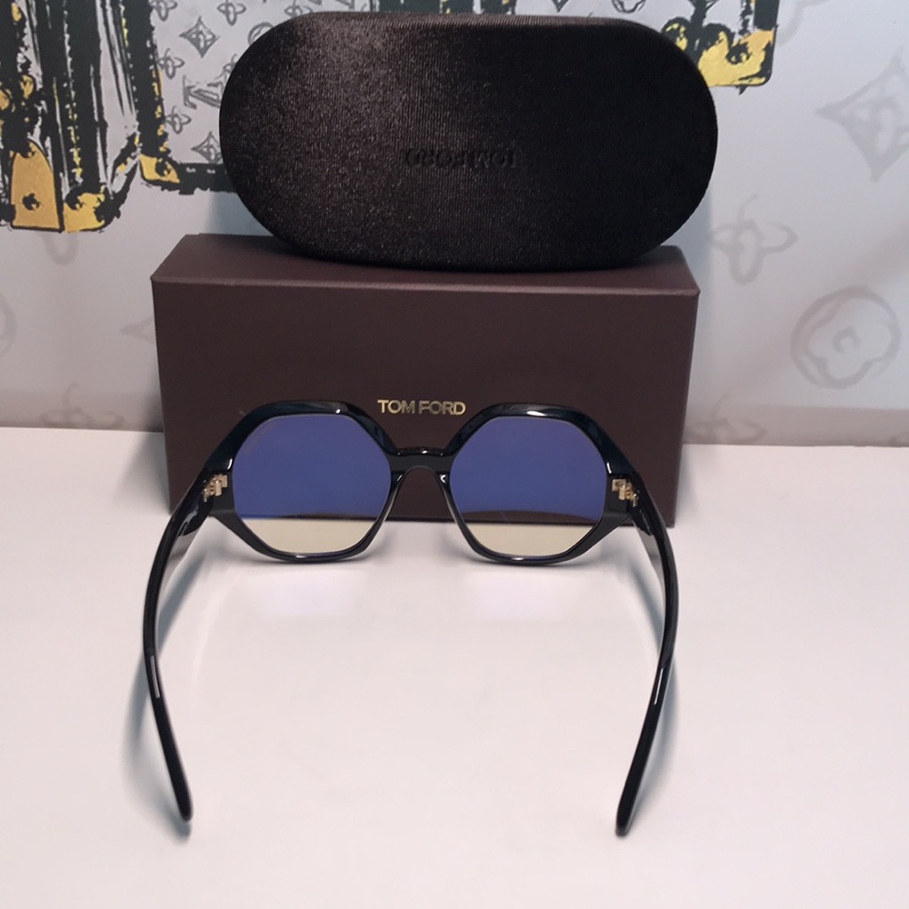 New Authentic Tom Ford TF5976-B 001 Black Eyeglasses - Picture 10 of 14
